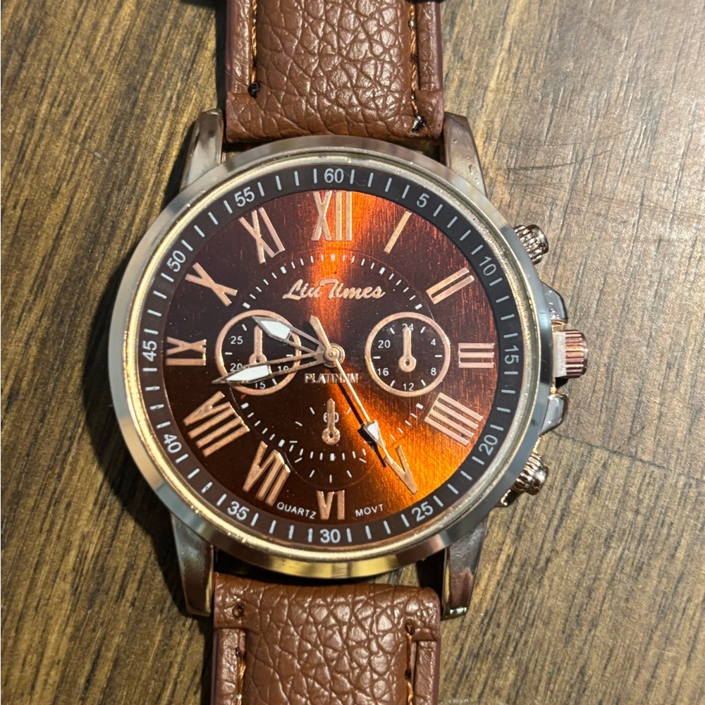Brown Strap Watch